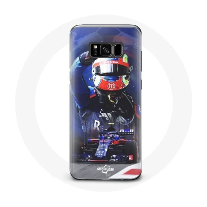 Case voor Samsung Galaxy S8 Formule 1 Pierre Gasly F1 Racing Driver Rood Blauw