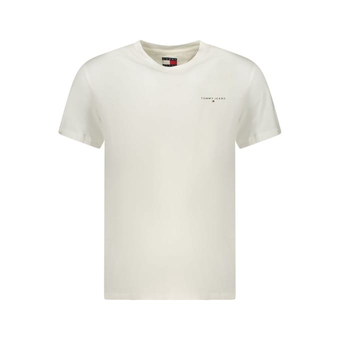 Tommy Hilfiger Witte Katoenen T-Shirt voor Mannen