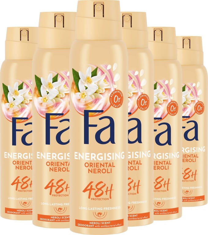 Fa Oriental Neroli Deodorant Spray 6x150ml - Voordeelverpakking