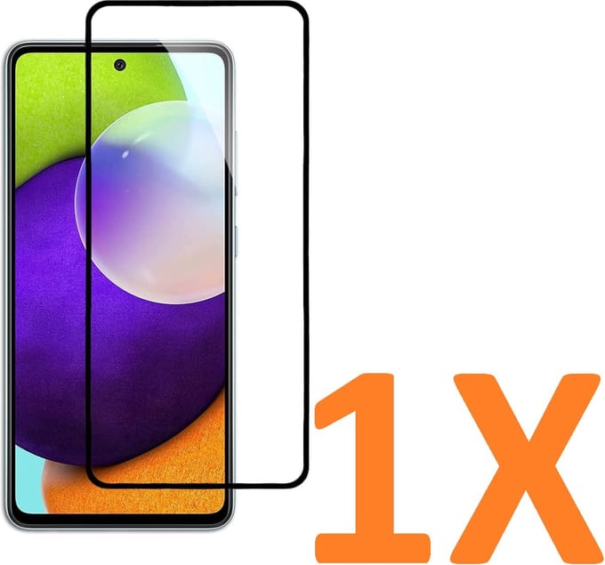 Volledige dekking Screenprotector Glas - Tempered Glass Screen Protector Geschikt voor: Samsung Galaxy A53 A536 5G - 1x