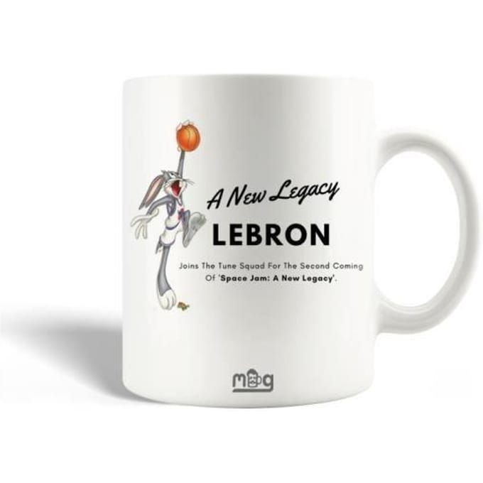 mok - Space Jam - Lebron Bugs Bunny - Keramiek - 30cl - Vaatwasmachinebestendig