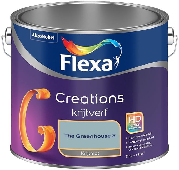 Flexa - Creations Muurverf Krijt - The Greenhouse 2 - Mengverf - 2,5 L