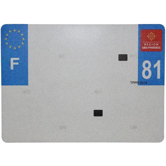 Blanco trailer plaat strip Top Plaq 81