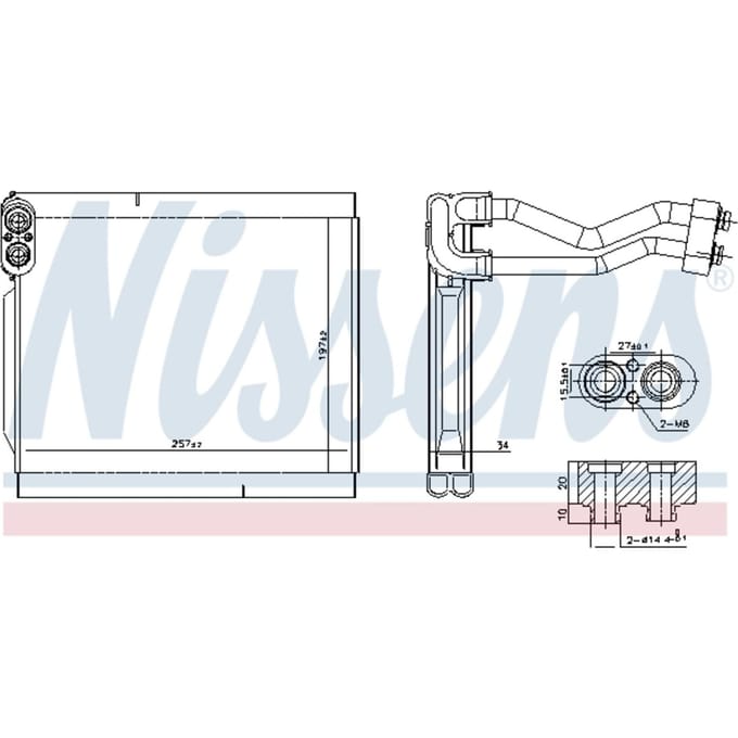 Verdamper, airconditioning NISSENS 92380