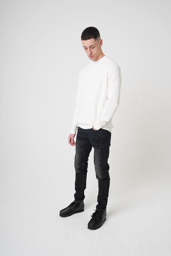 Kultivate KN DAN  Pullover Egret   M