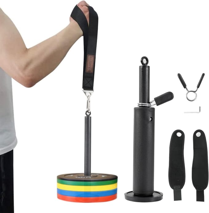 Onderarm en Hand Grip Krachttrainer voor Kabelmachine en Gratis Gewicht