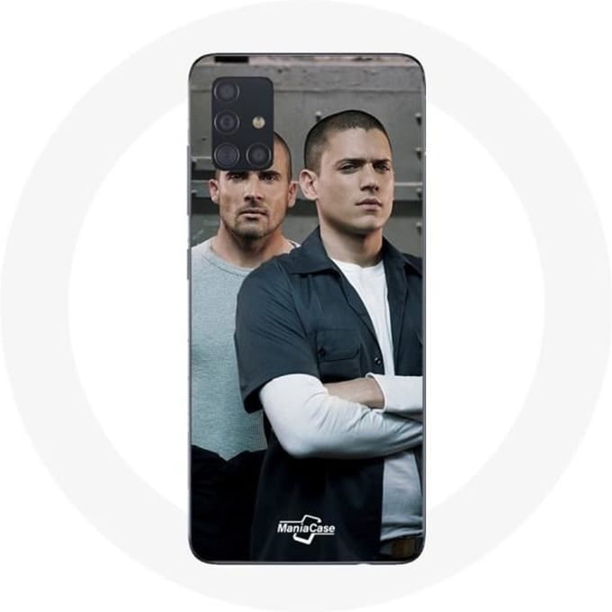 Case voor Samsung Galaxy A71 Prison Break Michael Scofield en Lincoln Burrows