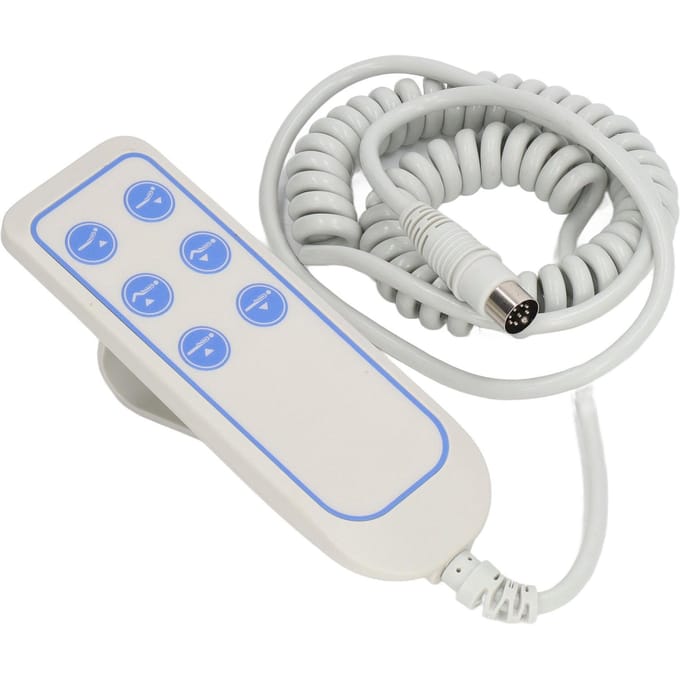 Elektrische bediening voor hefbed, PVC, IP66, slijtvast, handbediening voor hefstoel in ziekenhuis (8 pinnen) gray