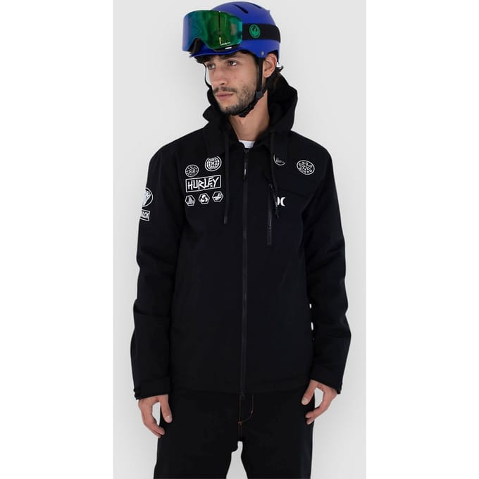 Hurley Patch Snow Jas zwart