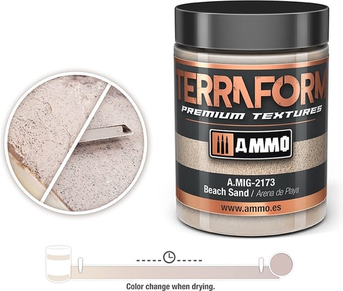 AMMO by Mig Jimenez Modelbouwdecoratie - MIG 2173 Beach Sand - Terraform - 100ml Effecten potje