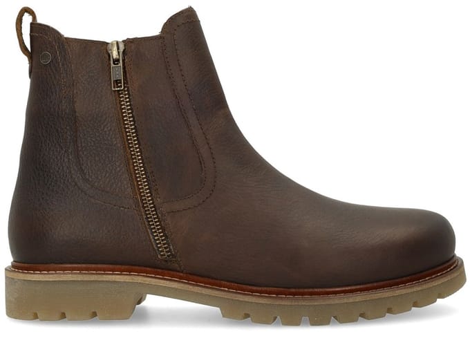 No Stress - Heren - Bruine leren chelsea boots - Maat 41
