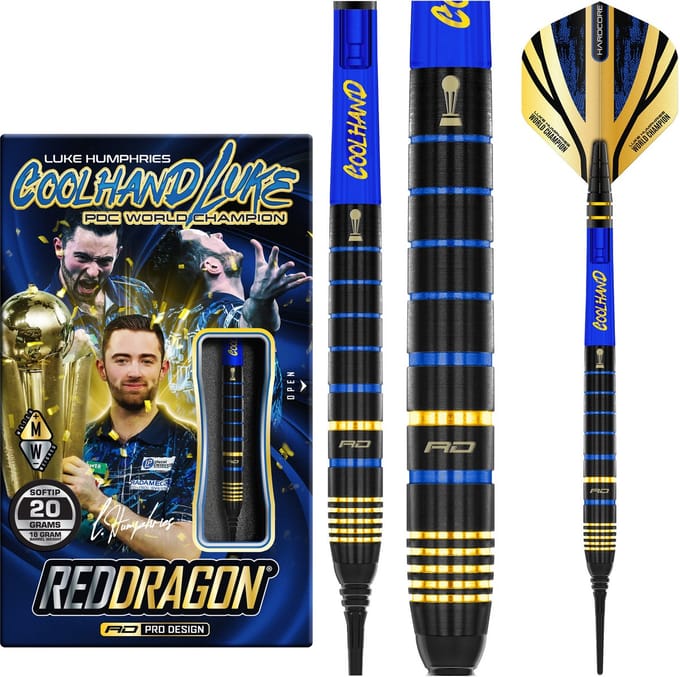 Red Dragon Luke Humphries TX4 Avenger 90% - Soft Tip Darts