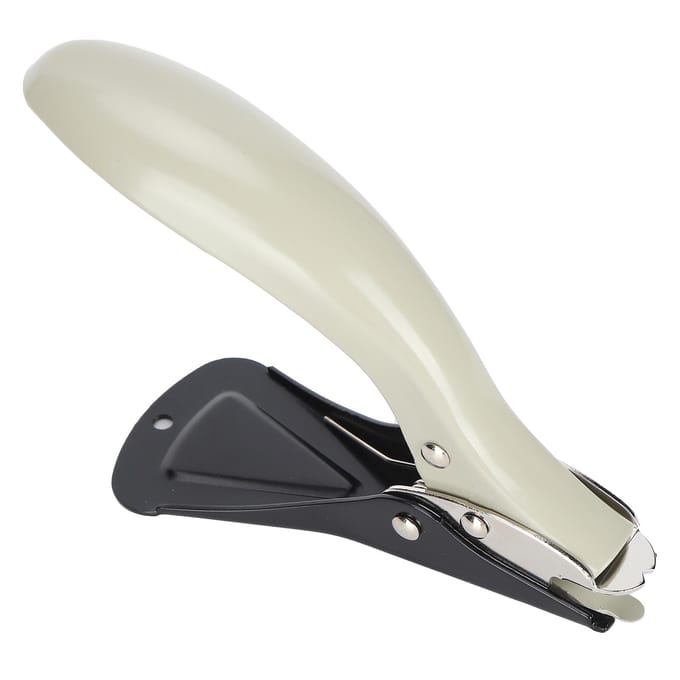 Nietjesverwijderaar 50 stuks, niet-aaneengesloten, binnen 25 mm (1,0 inch), koolstofstaal, zwaar uitgevoerd, ergonomisch ontwerp white