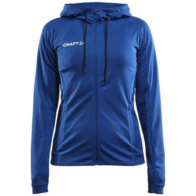 Craft Evolve Jas Met Kap Dames - Royal | Maat: XL