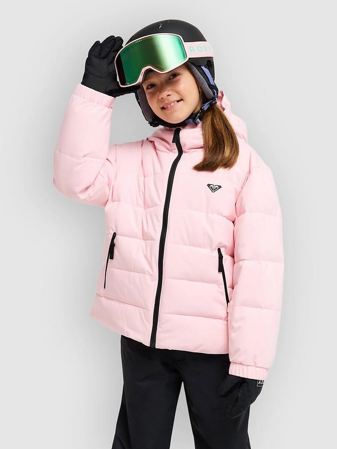Roxy Snowyhill Puffy Kids Jas roze