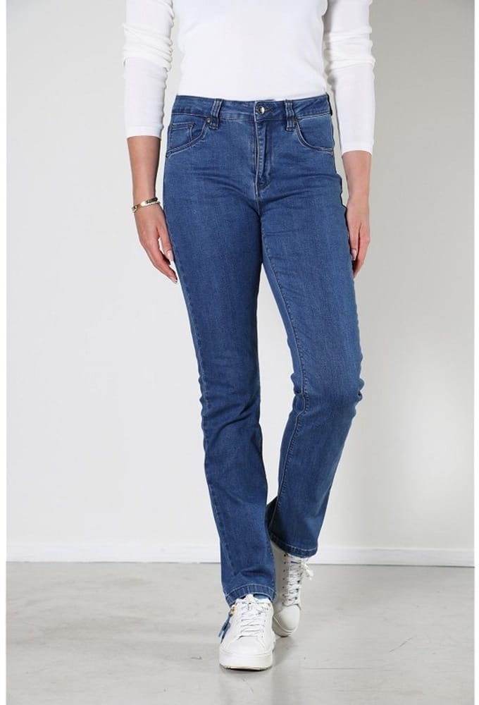 New Star - Memphis - Dames Regular-fit Jeans - Stonewash