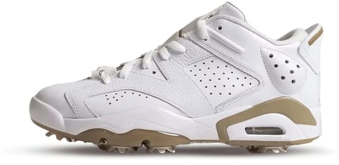 Air Jordan 6 Retro Low Golf 'White Khaki' - Maat 38.5