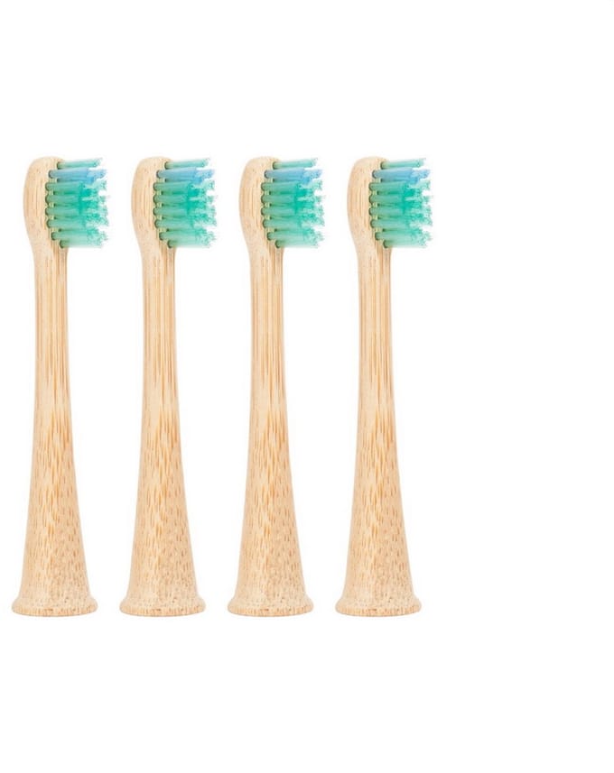 4 Duurzame Bamboe Sonicare Kinder Opzetborstels