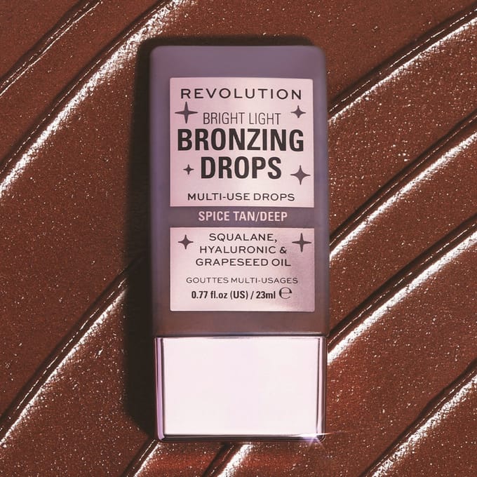 Makeup Revolution Bronze and Glow Drop Duo (Various Shades) - Deep Bronze Spice