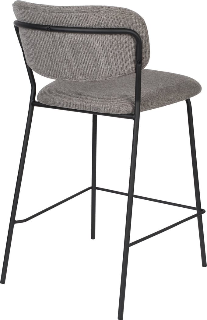ANLI STYLE COUNTER STOOL JOLIEN BLACK/GREY