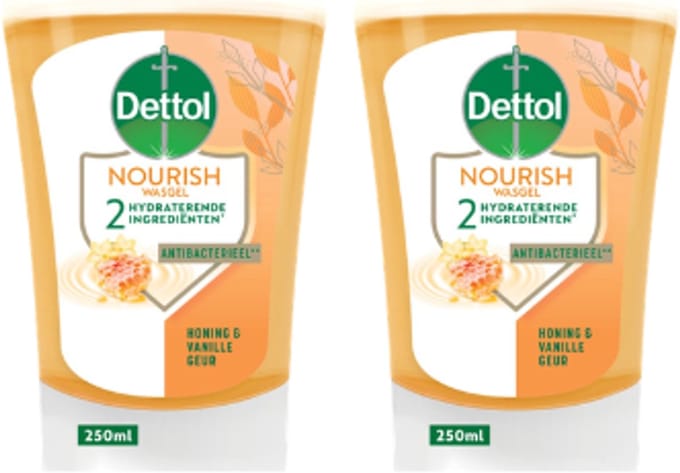 Dettol No-Touch Refill Extra Care Honey & Sheabutter 250ML x 2