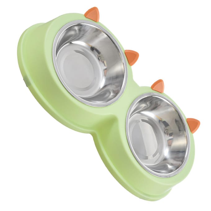 RVS Huisdierbak Multifunctioneel Schuin Anti-mors Schuin Huisdierbak voor Kat Hond gray