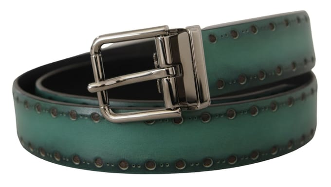 Leren Riem Teal
