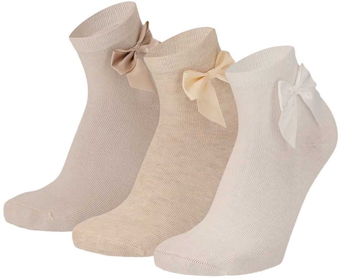 APOLLO GIRLS ANKLE FASHION SOCKS 3-PACK