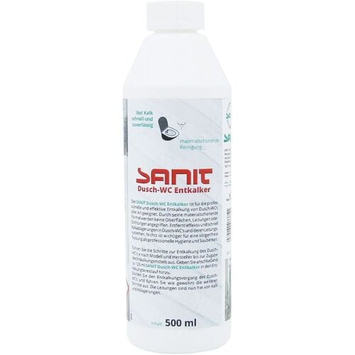 Sanit shower toilet descaler 500 ml bottle 3375