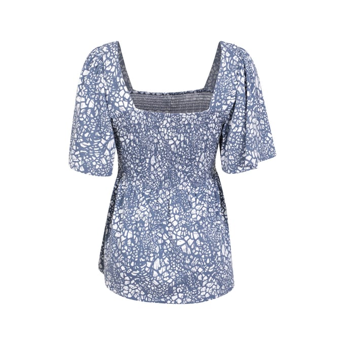 Mountain Warehouse Dames/Dames Hydra Shirred Top (Donkerblauw)