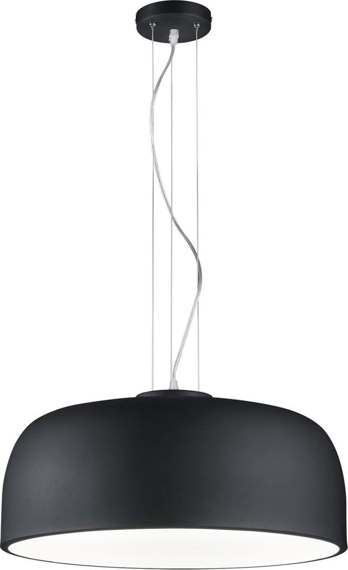 TRIO BARON - Hanglamp - Mat zwart - E27 - Binnenverlichting