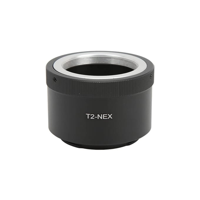 T2‑NEX Telefoto Spiegel Lens Adapterring voor T2 Mount Lens naar voor Sony E Mount Camera gray