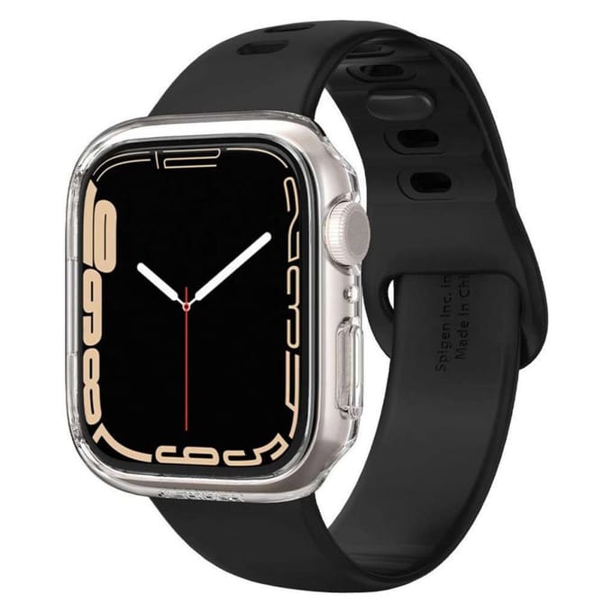 Spigen Thin Fit™ Bumper voor de Apple Watch 7 / 8 / 9 - 41 mm - Transparant