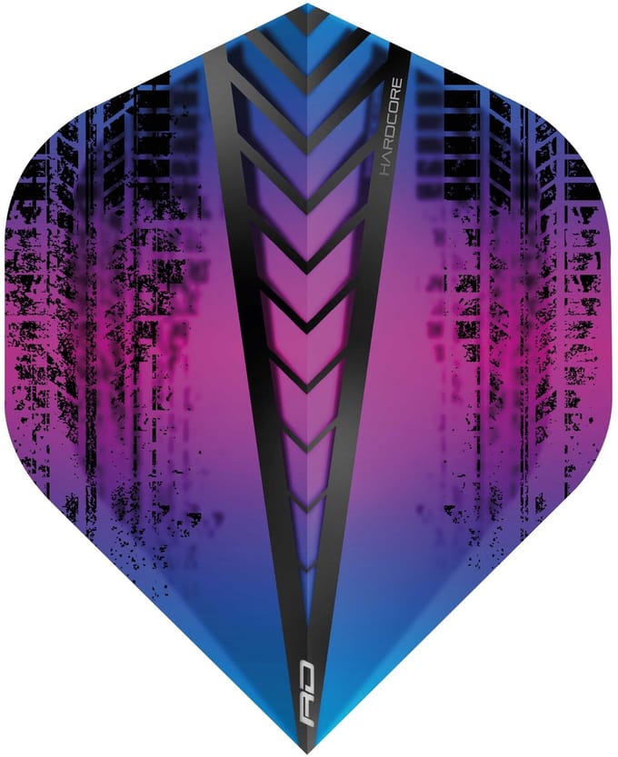 Red Dragon Hardcore Radical Rainbow - Dart Flights