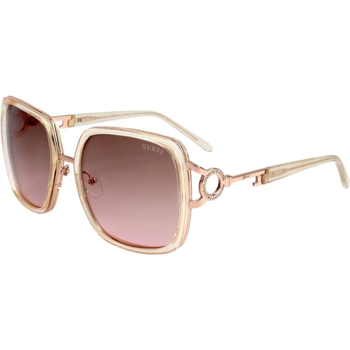 Guess GF6111/S 57T Zonnebril - Dames - Transparant