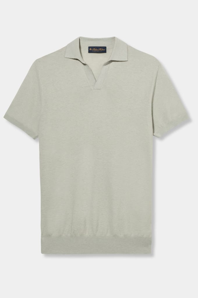Brooks Brothers Organic Cotton Teal Maat: XL | Poloshirts Outlet | Heren | Groen