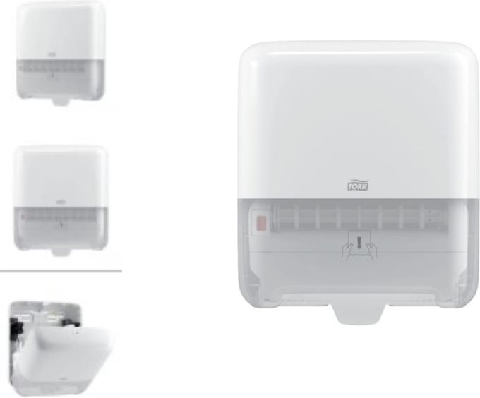 Tork Matic® H1 Elevation wit 551000 handdoekrol dispenser.