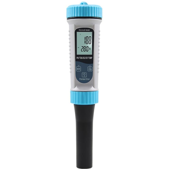 Tuya BT 5-in-1 Multifunctionele Digitale Waterkwaliteitstester Draagbaar Hoge Nauwkeurigheid Waterkwaliteit veelkleurig