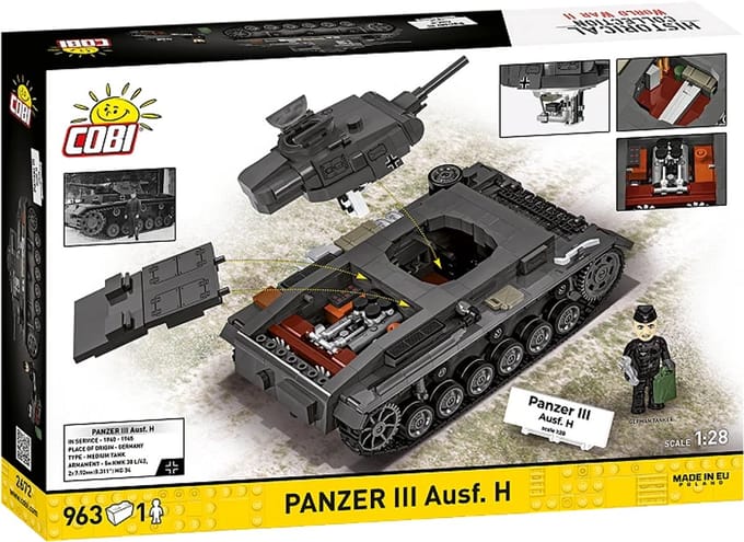 COBI 2672 Panzer III Ausf. H.
