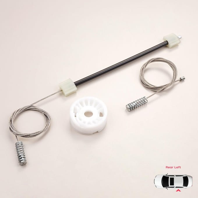 BWR5035 Kit de réparation de lève-vitre Arrière Gauche pour BMW Série 5 E60 E61 2003-2010 4/5 Portes 51357184745