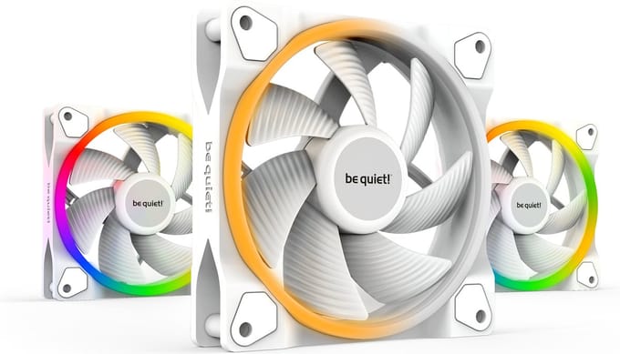 be quiet! LIGHT WINGS 120mm PWM - triple pack - Case ventilator - 120mm - Wit met RGB-licht - 22 dBA