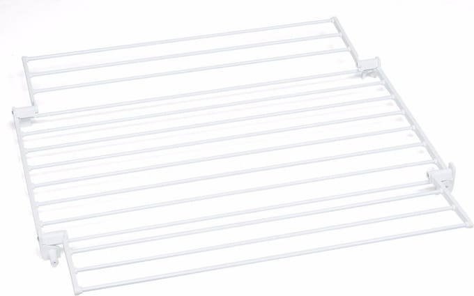 Uitbreidbaar middendeel voor droogrek - Wit Polypropyleen en Gelakt Aluminium