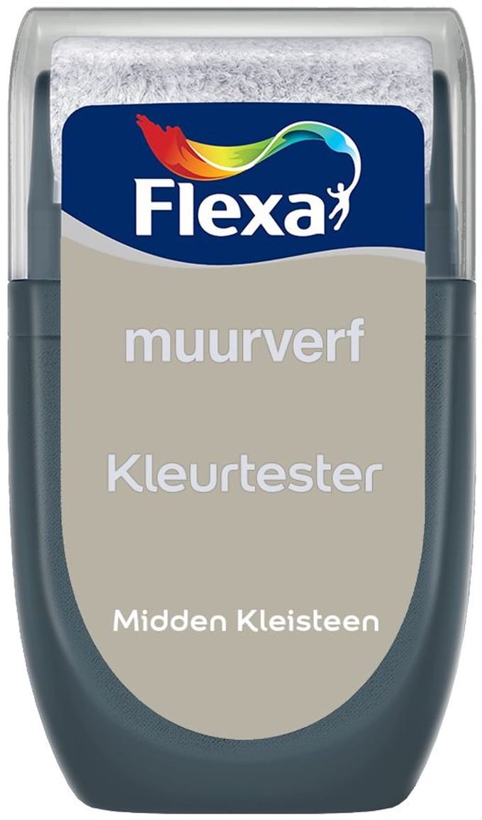Flexa - Kleurtester Muurverf - Midden Kleisteen - Mengverf - 30 Ml