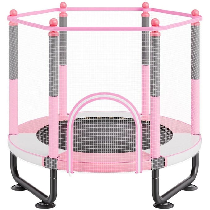 60  Trampoline voor Kinderen Mini Peuter Trampoline met Net Binnen Buiten