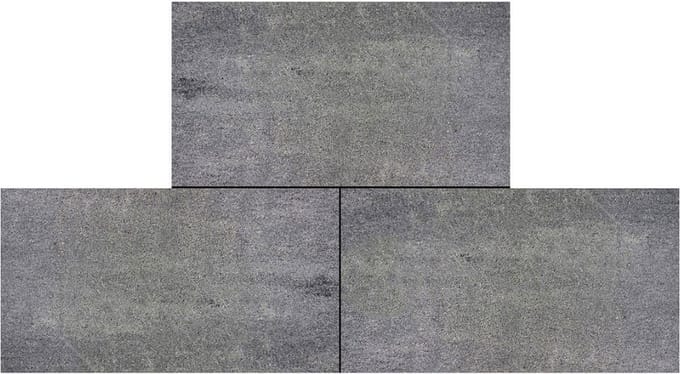 Stratops 40 x 80 x 5 cm tuintegel Grijs/Zwart 3,12 stenen per m2, p...