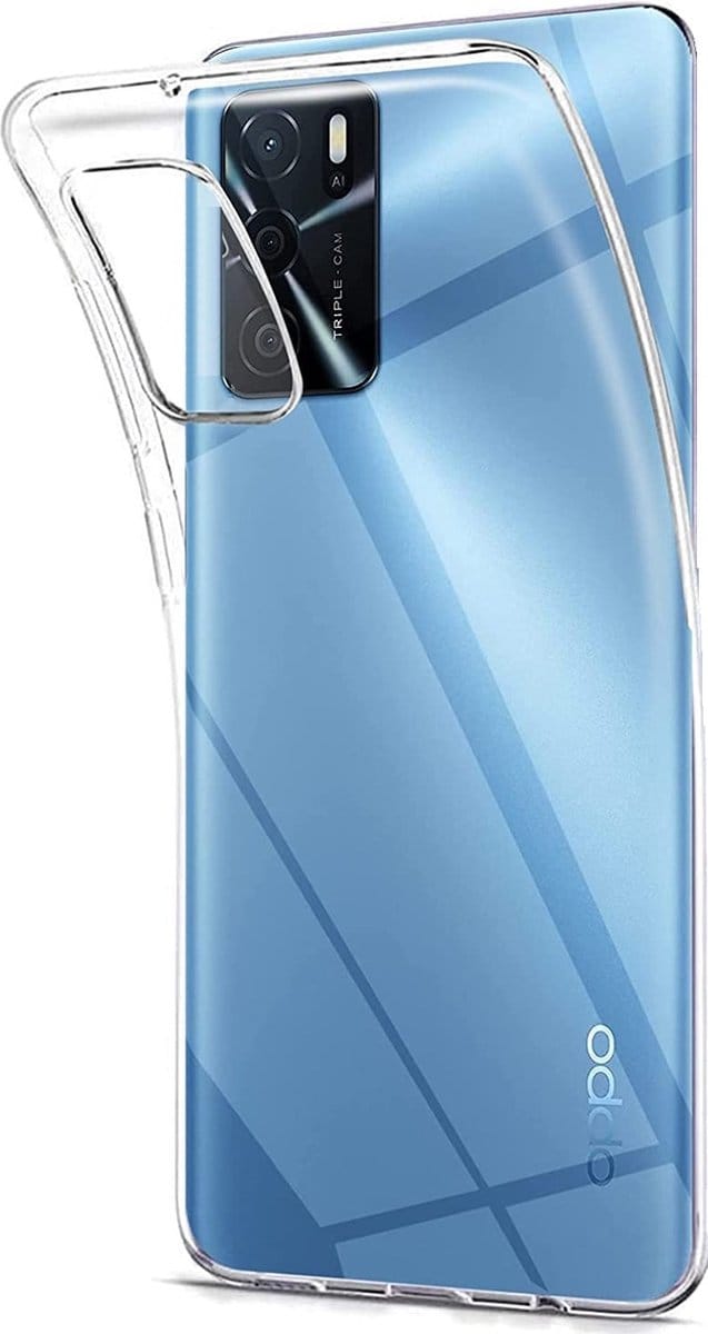 Hoesje voor Oppo A16 backcover Shockproof siliconen Transparant