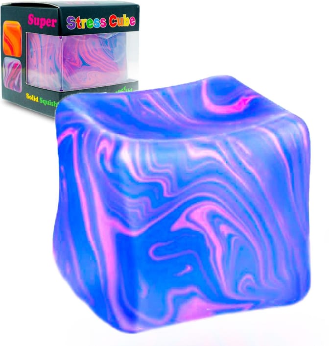 Mooie Schylling Needoh Nice Cube Sensorische Fidget Cube Stressverlichting Angst Sensorisch Hulpmiddel voor Focus ADHD en Kantoor Bureau Kalmerende Gadget