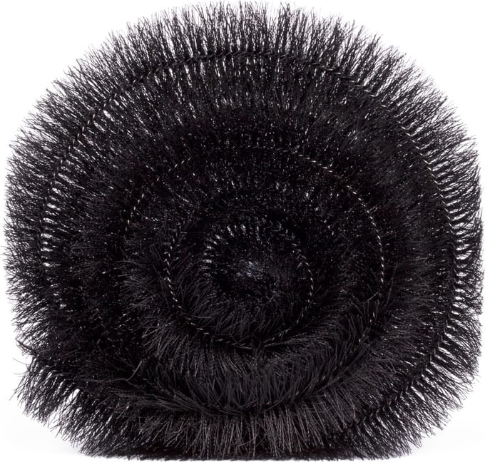 Benson Flexibele dakgootborstel - Ø 10 cm x 4 meter - zwart - roestvrijstaal en nylon