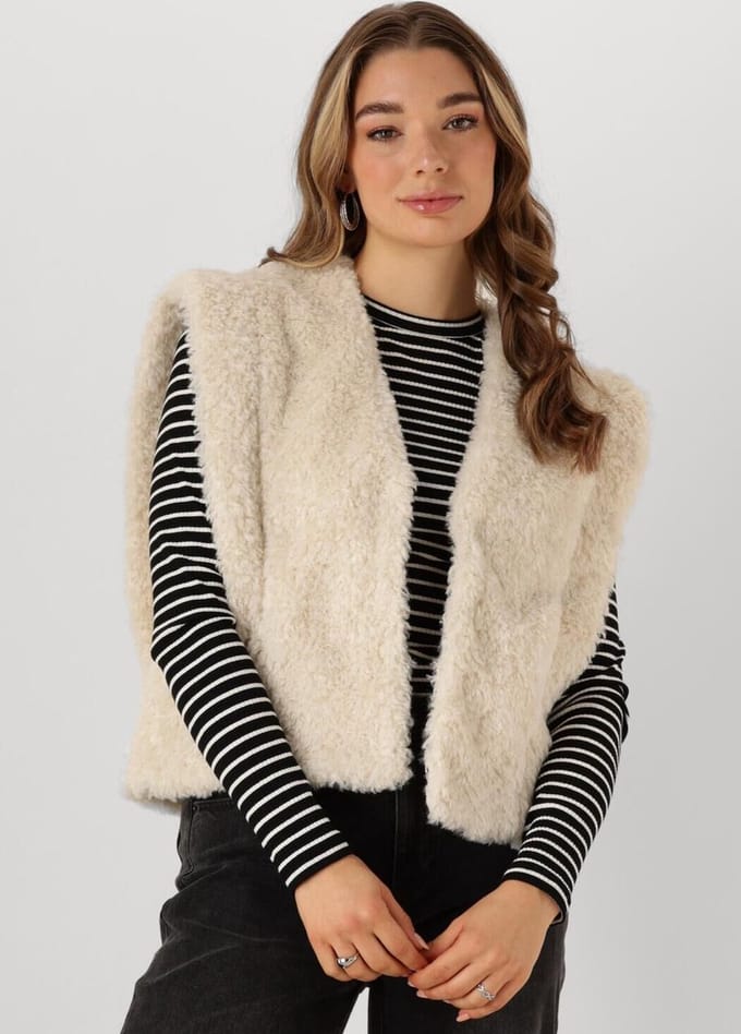 Catwalk Junkie Teddy Body Warmer Blazers Dames - Wit - Maat 42