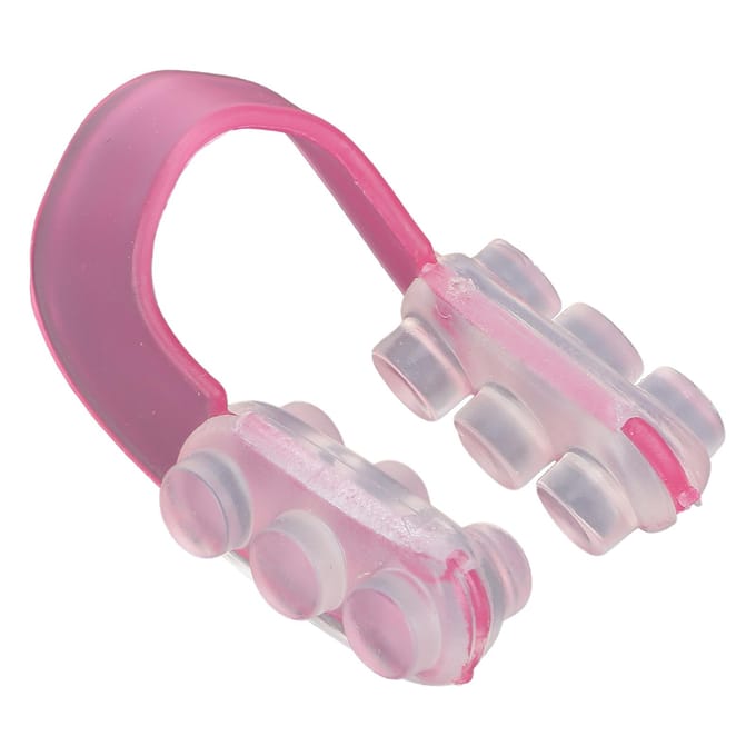 Neus Schoonheidsklem Siliconen Neusbrug Omhoog Liften Vormer Rechttrekker Clips Corrector pink